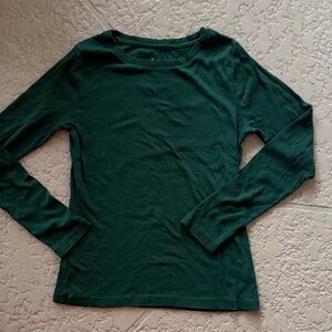 a new day Deep Green Long Sleeve Top